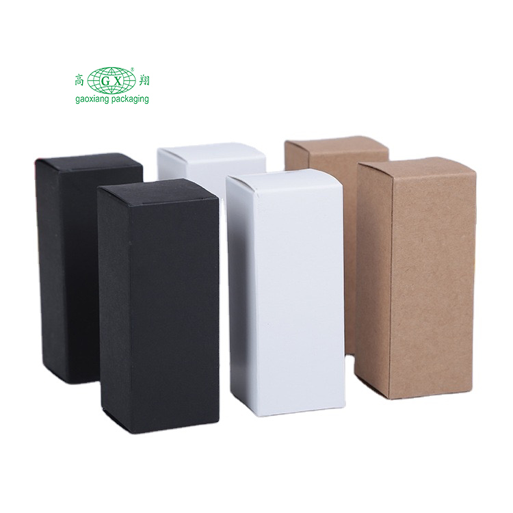 ขายส่งกล่องบรรจุภัณฑ์เครื่องสำอางออกแบบเองกล่องขวดน้ำมันหอมระเหยกล่องกระดาษคราฟท์