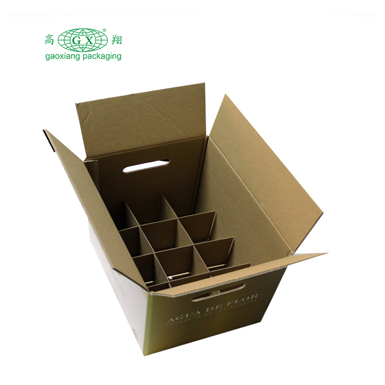 กล่องบรรจุไวน์และเครื่องดื่มบรรจุกล่อง 12 ช่องแบบกำหนดเอง
