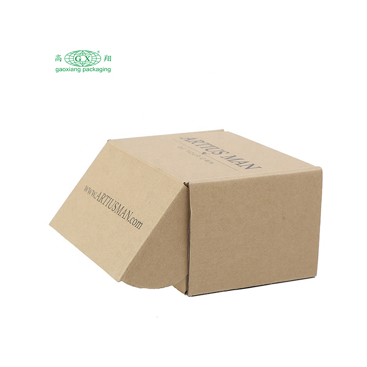 กระดาษรีไซเคิลแบบกำหนดเองกล่องบรรจุภัณฑ์กระดาษคราฟท์สีน้ำตาลพิมพ์กล่องบรรจุกระดาษลูกฟูก