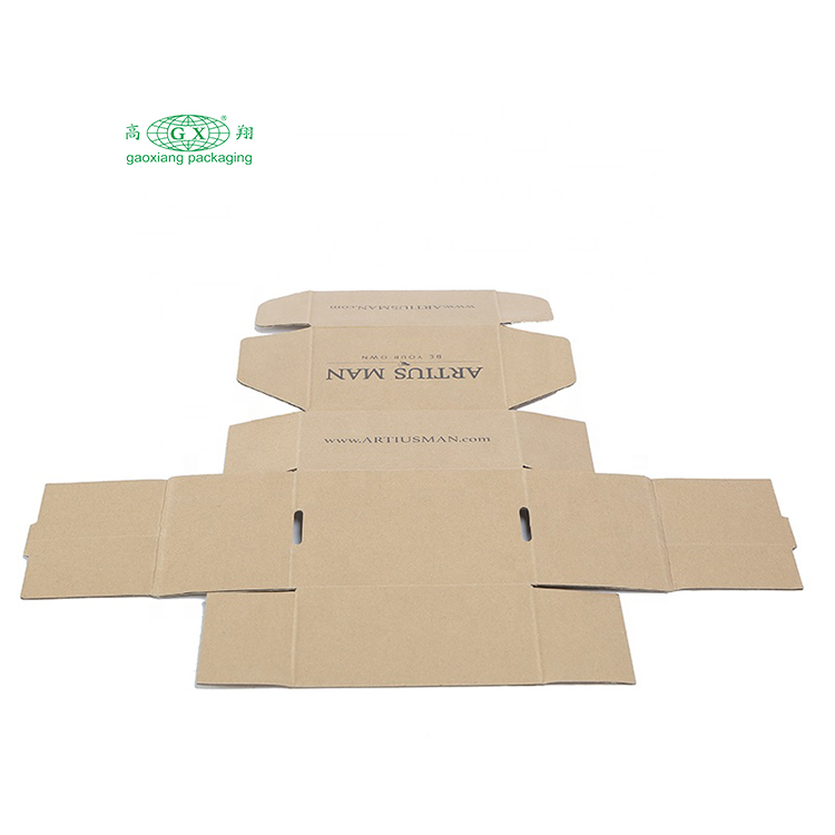กระดาษรีไซเคิลแบบกำหนดเองกล่องบรรจุภัณฑ์กระดาษคราฟท์สีน้ำตาลพิมพ์กล่องบรรจุกระดาษลูกฟูก