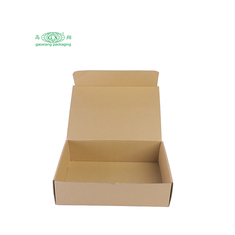 กระดาษรีไซเคิลแบบกำหนดเองกล่องบรรจุภัณฑ์กระดาษคราฟท์สีน้ำตาลพิมพ์กล่องบรรจุกระดาษลูกฟูก